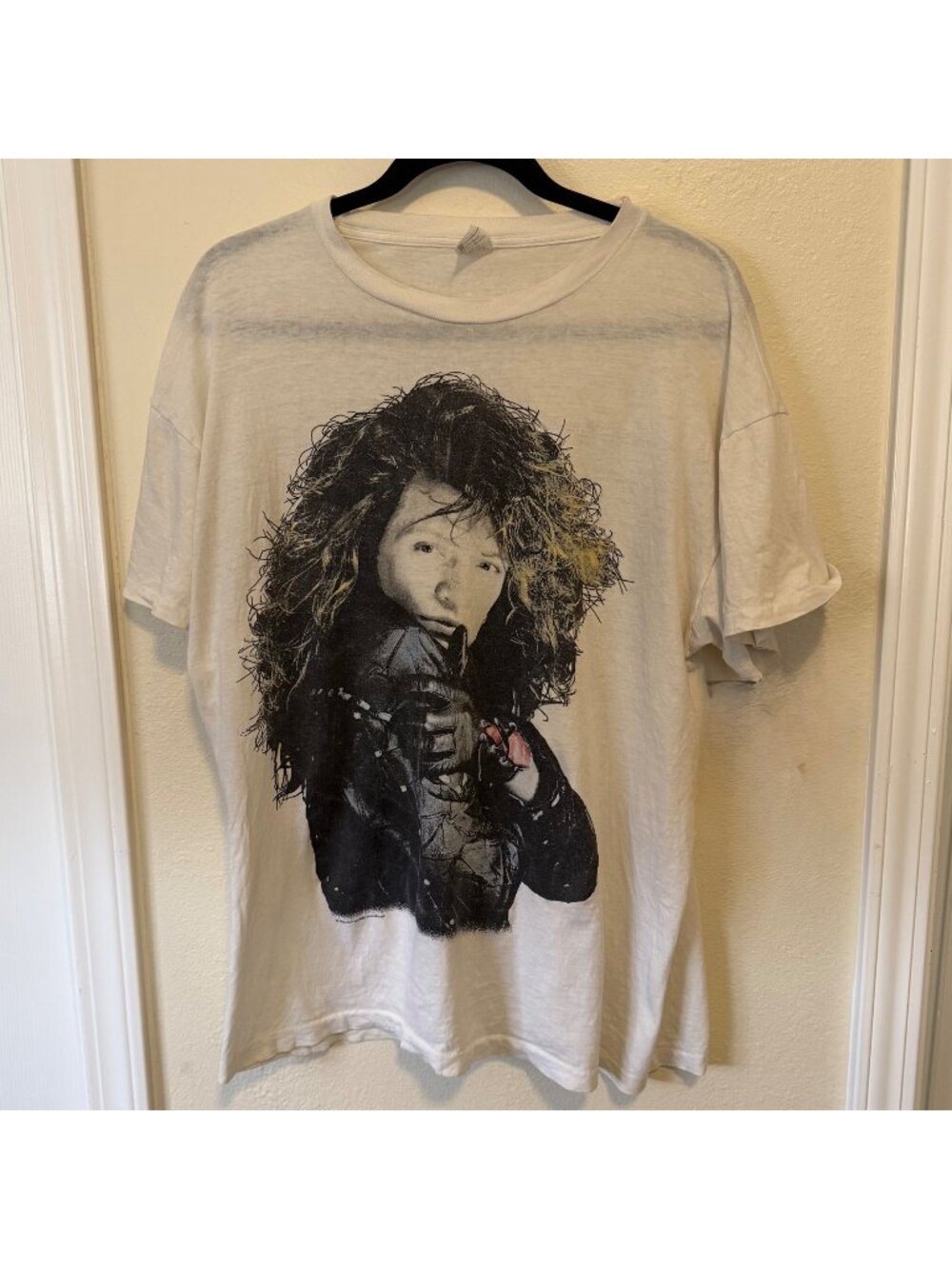VTG 1988 Bon Jovi Captain Kidd Single Stitch New Jersey Tour Concert Shirt L/XL